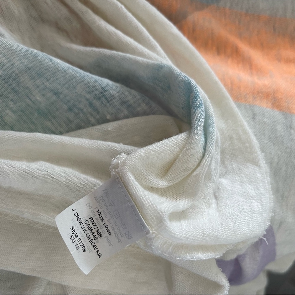 J. Crew Graphic Linen Tee - Picture 6 of 6